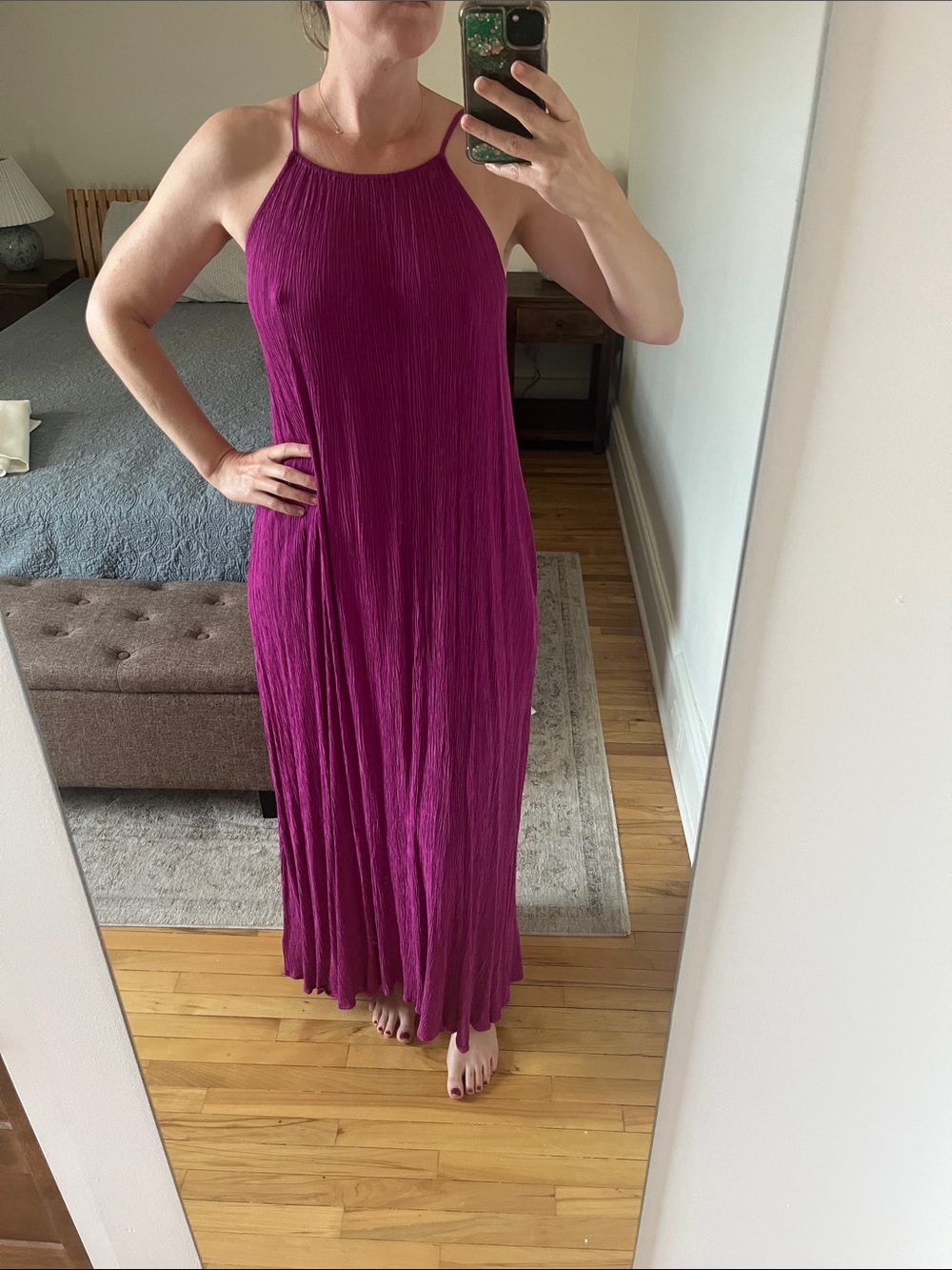 a new day Sleeveless Maxi Dress in Magenta